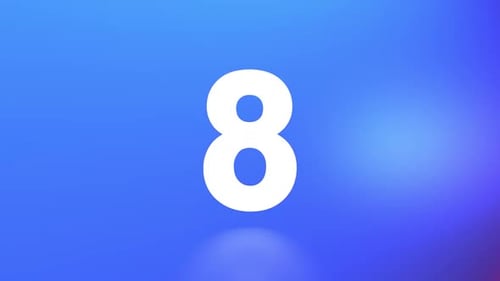 Dynamic Neon Light Countdown