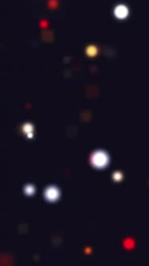 Abstract Bokeh Particles Light Dark Modern Digital Background Glowing