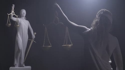 Concept with Views From Two Angles of Themis Living Statue