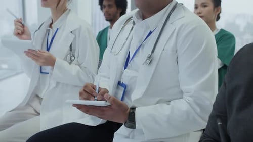 Doctors Meeting at Medical Training in Clinic