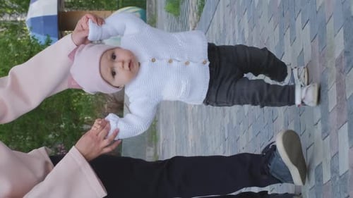 Baby's First Steps Outdoors with Guardian