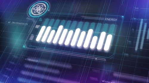 Abstrakte Infografik zum virtuellen Tablet mit Nahaufnahme im Vordergrund mit neuesten Forschungsergebnissen