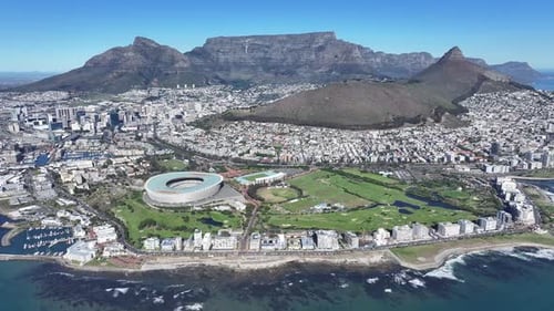Green Point At Cape Town In Western Cape South Africa.