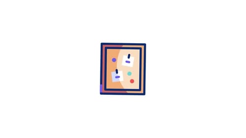 Noticeboard Animated Icon