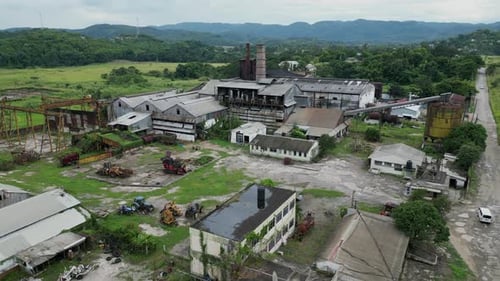 Abandoned Sugar factory in Jamaica warehouse Bankruptcy