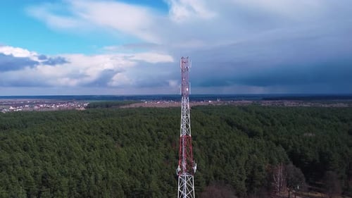 Flying Around a Cell Tower