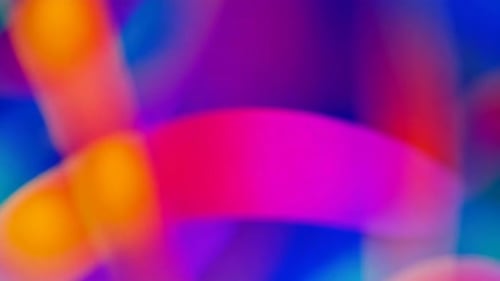 Vibrant Abstract Neon Light Trails Motion Background