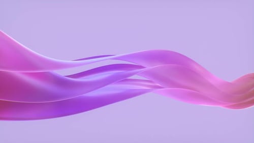 Soft Flowing Colorful Glossy Shapes Background