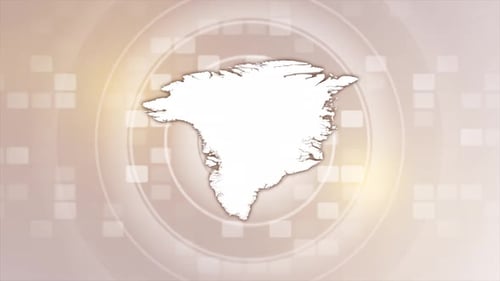 Modern Animated Map Reveal of Greenland