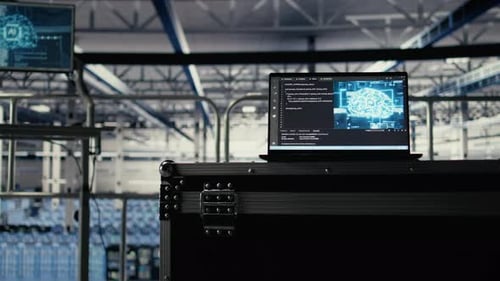 Artificial Intelligence Technology on Notebook in Industrial Data Center Facility
