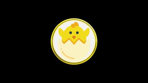 Easter Chick Icon Loop