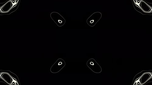 Abstract Glowing Organic Shapes Energy Background Animation