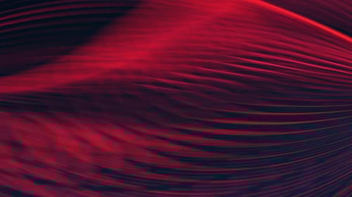 Abstract Red Flowing Glowing Lines Motion Background