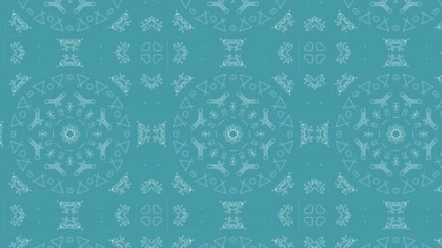 Seamless Looping Geometric Line Art Pattern Background