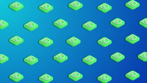 Boucle d'arrière-plan d'animation d'Icones de réseaux sociaux