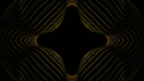 Dynamic Golden Particle Frame Reveal Animation