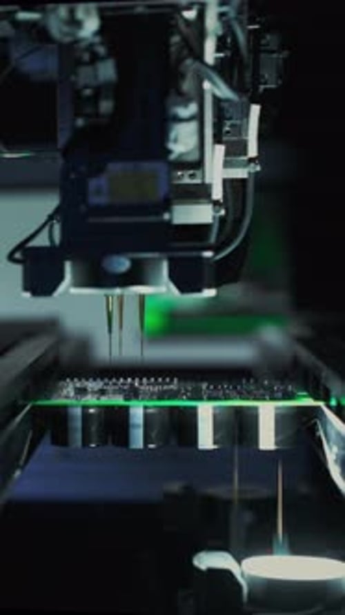 Components on Circuit Board Graphics Processing Unit GPU Processor Artificial Intelligence