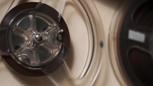ReeltoReel Tape Recorder Close Up