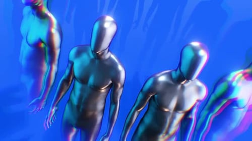 Humanoide Statuen Circle 08
