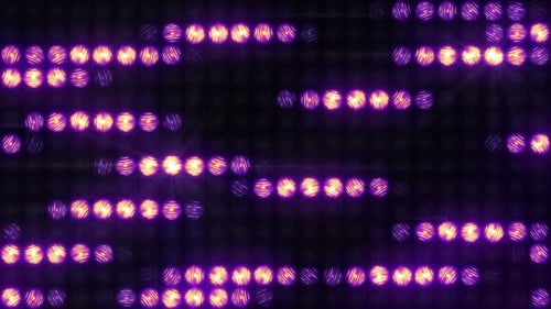 Horizontal kriechende Linien an einer Wand aus Light Loop