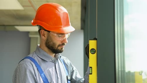 Builder Measures of the Vertical Deviation of Pvc Windows