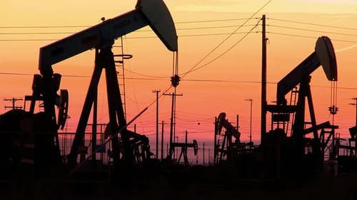 Oil Wells At Sunrise 2