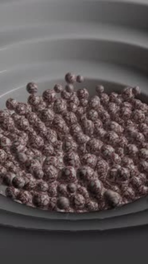 Slide Balls Loop 3D Animation