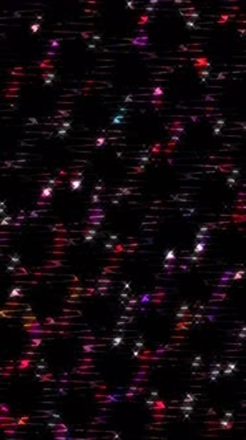 Colorful Glitch Light Streaks Vertical Loop