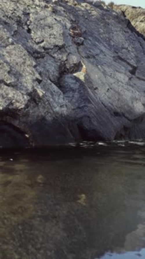 Rocky Outcropping Extending Into Australian Ocean