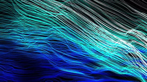 Dynamischer Textilfasergarnwellenhintergrund V2