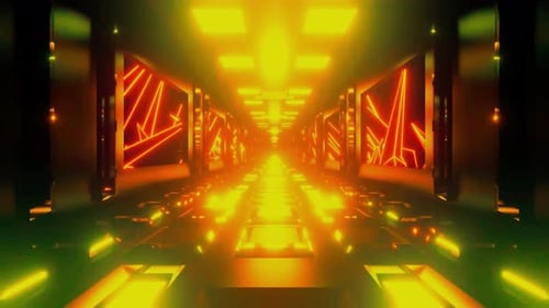 Psychedelic Vibrant Tunnel Motion Graphics