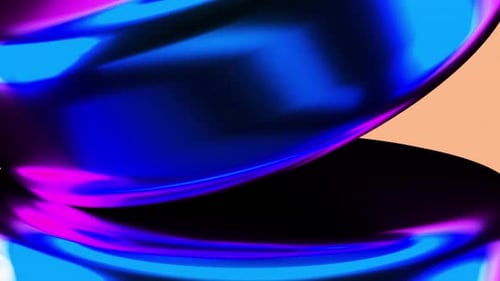 Abstract Neon Fluid Shapes Seamless Loop Background