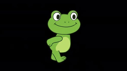 Cartoon Frog Running