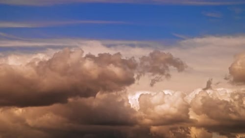 Majestic Clouds Time Lapse with Sky