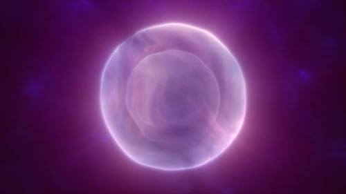 Abstract Science Cell Pulsating Light Animation