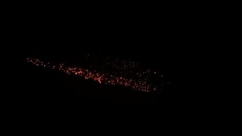 Bright Golden Sparkle Particle Overlay Animation