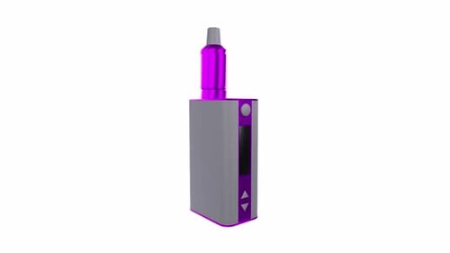 Rotating 3D Vape Device Animation