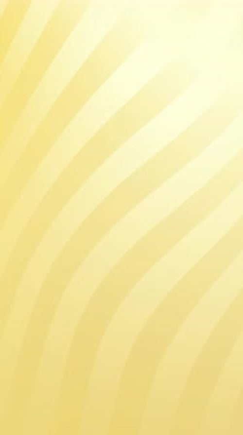 Soft Yellow Curving Stripes Seamless Animated Background with Subtle Gradient Lighting Effect