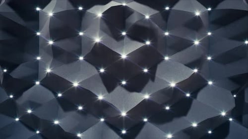 Fondo de polígono gris elegante y limpio 4k