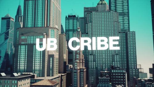 Subscribe - Big City Trends Modern Type Animation