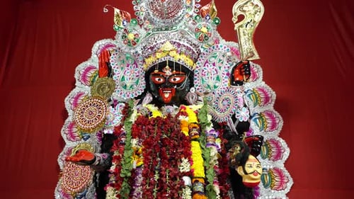 Diwali is one of the biggest festival in India, Kali, one of the deities of Hindus, is worshiped in