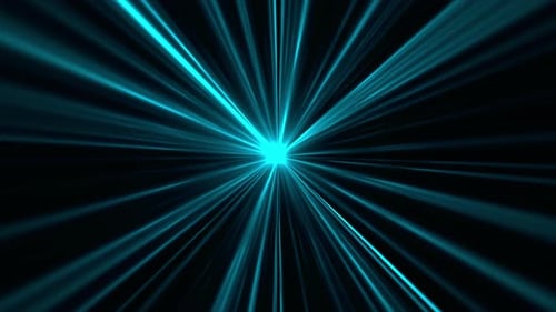 Stripe Rays Lichttunnel Blue Loop V3