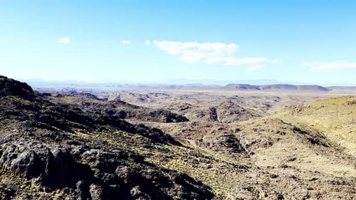 Landscape in the Atlas Mountains in Siroua, Morocco, Africa