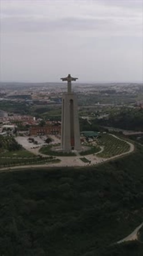 King Christ. Almada, Lisbon, Portugal