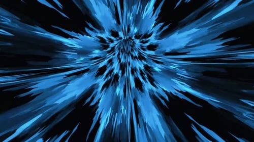 Abstrakte Lichtkorridor-Animation