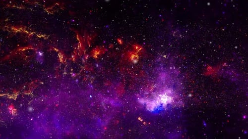 the surface of the moving nebula clouds in the universe