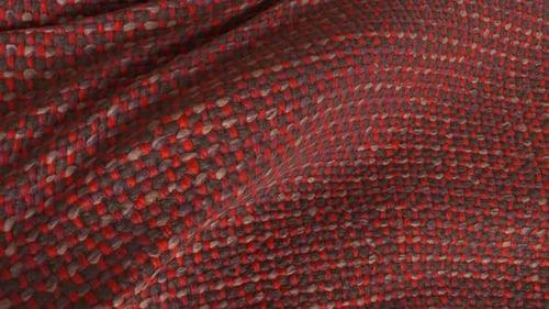Abstract Woven Fabric Texture with Fluid Waving Movement