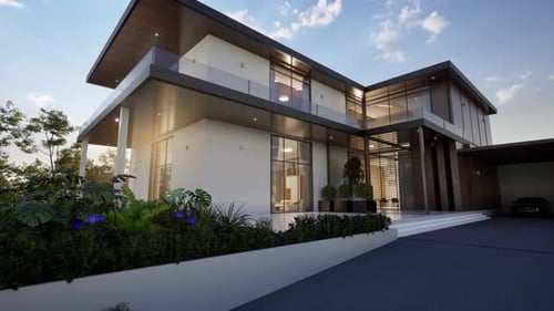 Modern House Architectural 3D Animation Walkthrough