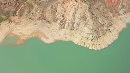 Lake Whose Water Level Has Decreased Due To Global Warming