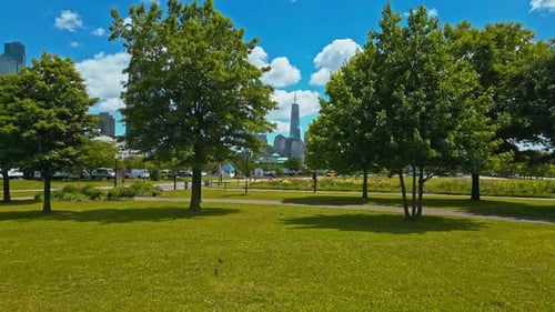 NYC Aerial View New York City Skyline Cityscape of Manhattan in USA New York City NYC Manhattan
